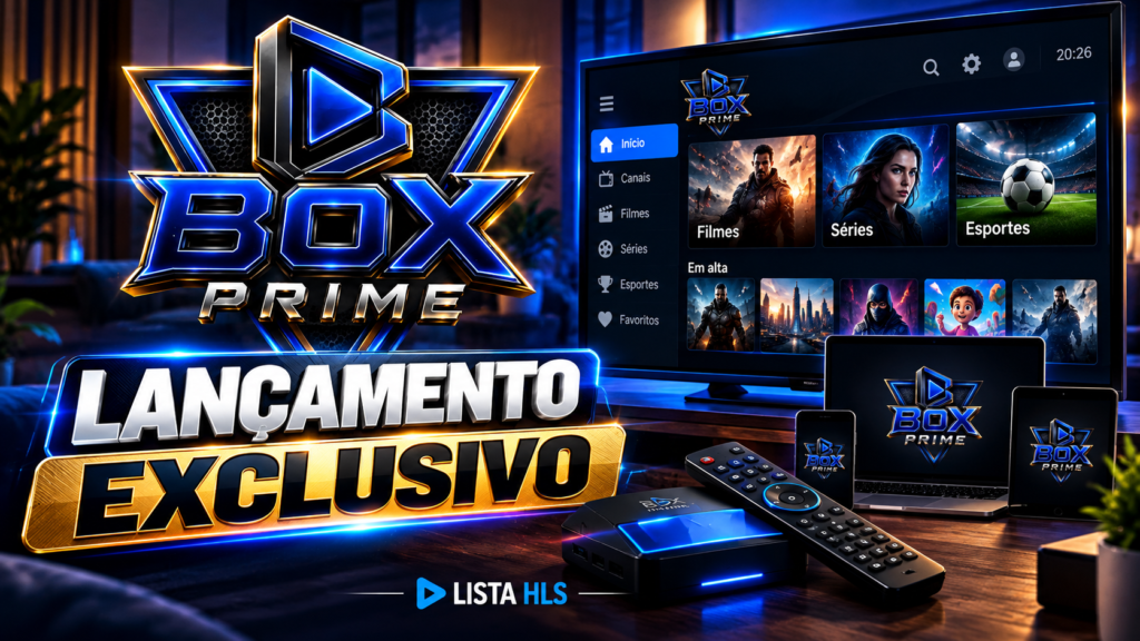 Lançamento exclusivo Box Prime apresentado pelo blog LISTA HLS.